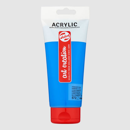 Talens Art Creation Acrylic Colour Tube 200 Ml - CYAAN Blue - No:572