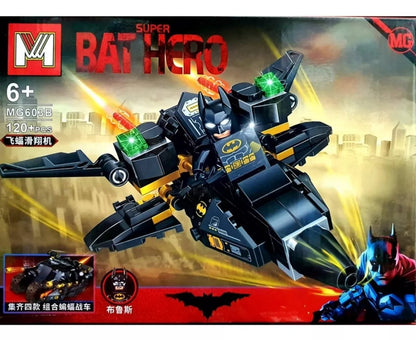 Super Bat Hero 4 In 1 Batman - Joker Constructor Blocks - No:MG603