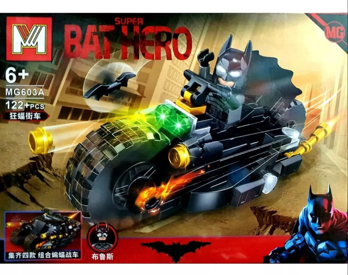 Super Bat Hero 4 In 1 Batman - Joker Constructor Blocks - No:MG603