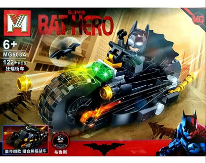 Super Bat Hero 4 In 1 Batman - Joker Constructor Blocks - No:MG603