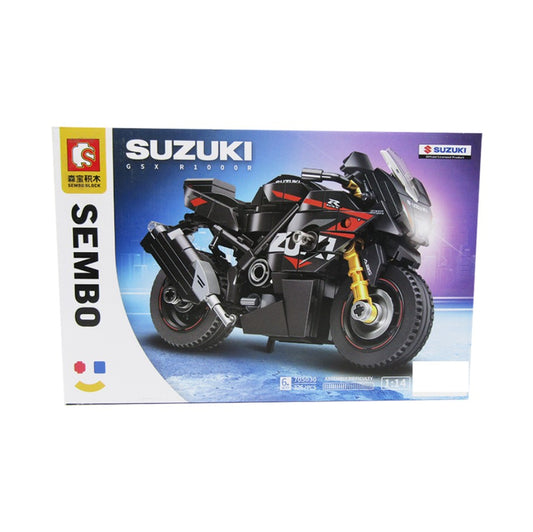 مكعبات بناء دراجة سوزوكي النارية من سيمبو - 326 قطعة - رقم: 705030