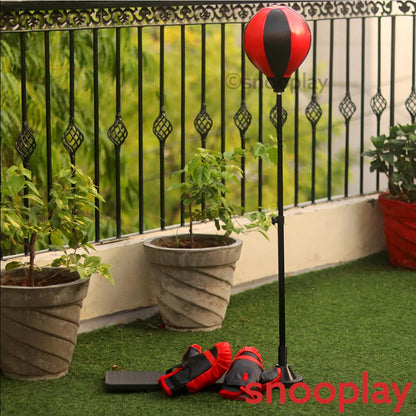 صندوق ملاكمة معدني لتقوية عضلات الأطفال - لعبة للأطفال - رقم: KF856 