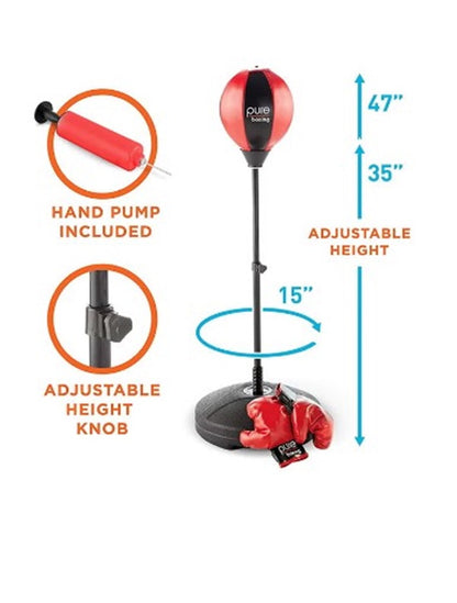 صندوق ملاكمة معدني لتقوية عضلات الأطفال - لعبة للأطفال - رقم: KF856 