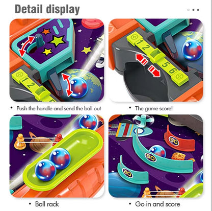 Shooting Table Top Handheld Toys Plastic Mini Pinball Board Game Machine - No:007-165