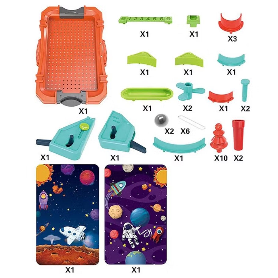 Shooting Table Top Handheld Toys Plastic Mini Pinball Board Game Machine - No:007-165