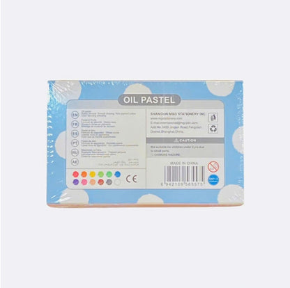 مجموعة ألوان باستيل زيتية من إم آند جي تشنغوانغ، مجموعة "قطط كثيرة" من 12 لونًا للرسم - رقم: AGM900L0