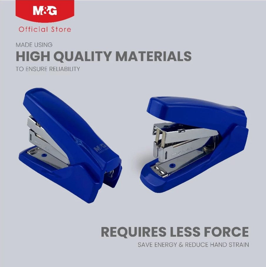 M&G Chenguang Power saving Stapler 24/6 or 26/6 Staples Capacity of 25 Sheets - No:ABSN2608