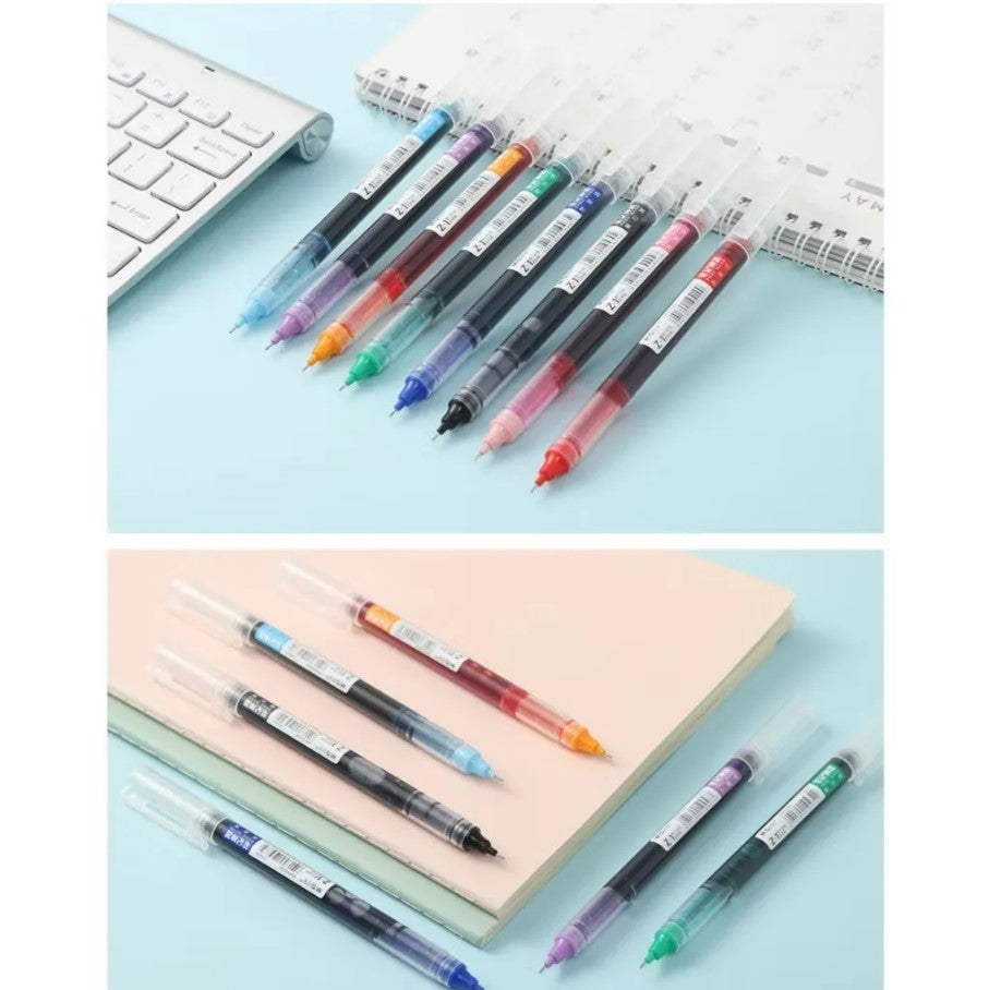 M&G Chenguang Liquid Roller Gel Pen Pipe Tip 0.5mm Z-1 - 8 colors - No:ARPM2073