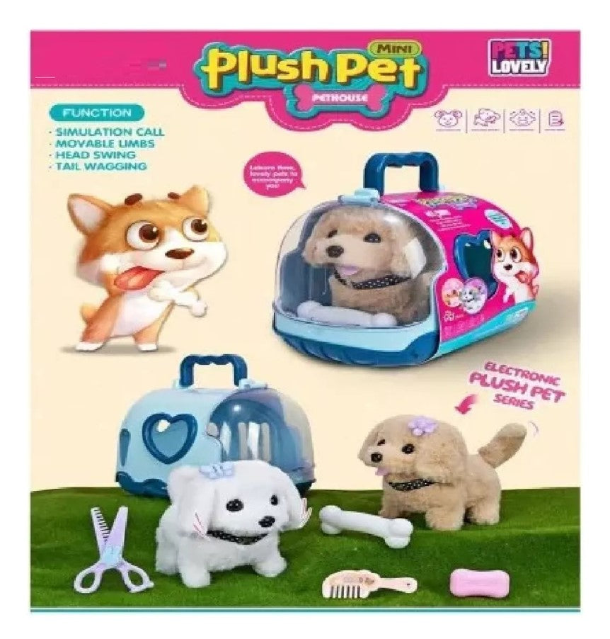 كلب صغير محشو تفاعلي إلكتروني صغير - رقم المنتج: MC-1004