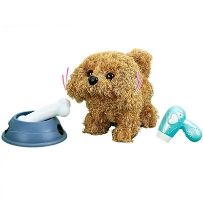 كلب تفاعلي من جولير، حيوان أليف إلكتروني قطيفة مع ملحقات - رقم: MC-1048