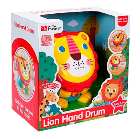 Five Star Lion Hand Drum Toy For kids - No:36396