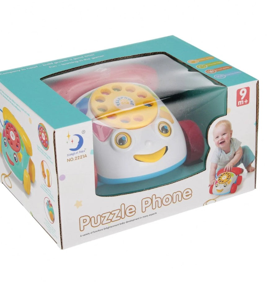 هاتف ألغاز السيد كلاون، إبداعي للغاية، مع أصوات، متعدد الألوان، للأطفال - رقم: 2221