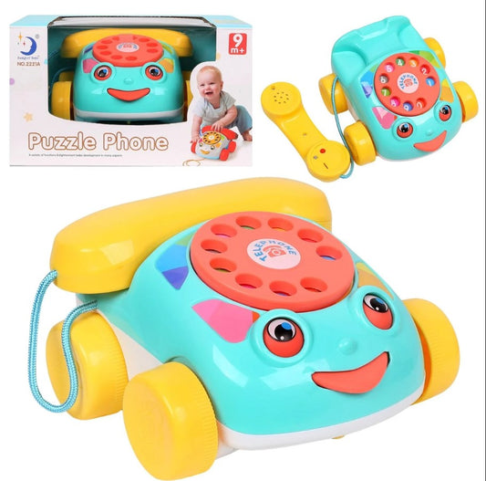 هاتف ألغاز السيد كلاون، إبداعي للغاية، مع أصوات، متعدد الألوان، للأطفال - رقم: 2221