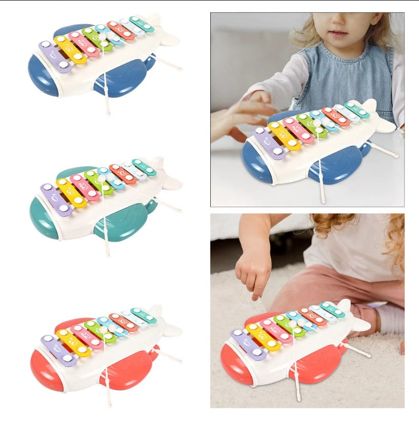 Airplane Xylophone Improving Hand Eye Coordination Music Instrument for toddlers - No: 6602