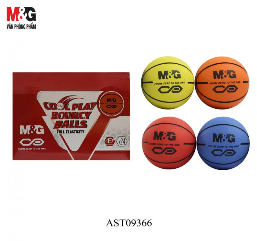 M&G Chenguang Cool play Colored Bouncing Ball - 1pcs - No: AST09366