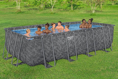 Bestway Above Ground APX 365 Rectangular Pool Set 5.49m x 2.74m x 1.32m With Sand Filter - No: 561KA