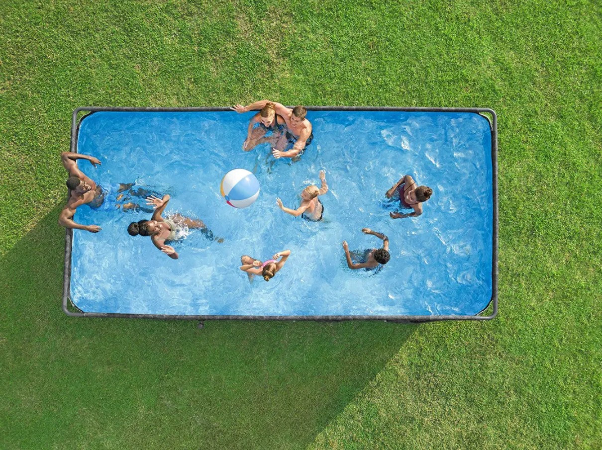 Bestway Above Ground APX 365 Rectangular Pool Set 5.49m x 2.74m x 1.32m With Sand Filter - No: 561KA