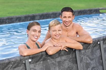 Bestway Above Ground APX 365 Rectangular Pool Set 5.49m x 2.74m x 1.32m With Sand Filter - No: 561KA
