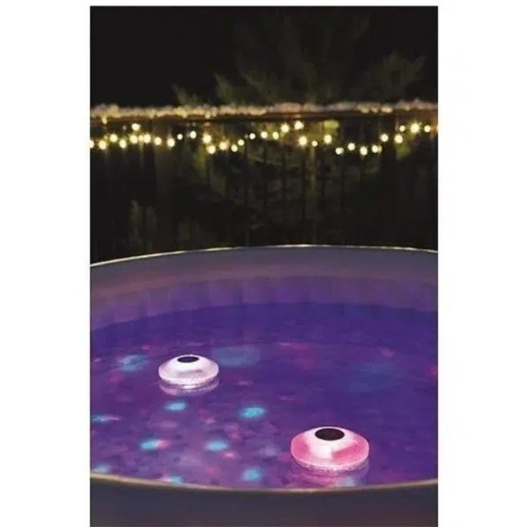 مصباح حمام سباحة بيست واي فلو كلير العائم المقاوم للماء بتقنية LED، 7 أوضاع ألوان - رقم المنتج: 58419