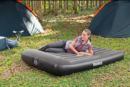 Bestway QUEEN SIZE 1.91m X 1.37m X 30cm Double AIR Mattress with Built-in Pump USB - No: 671BR