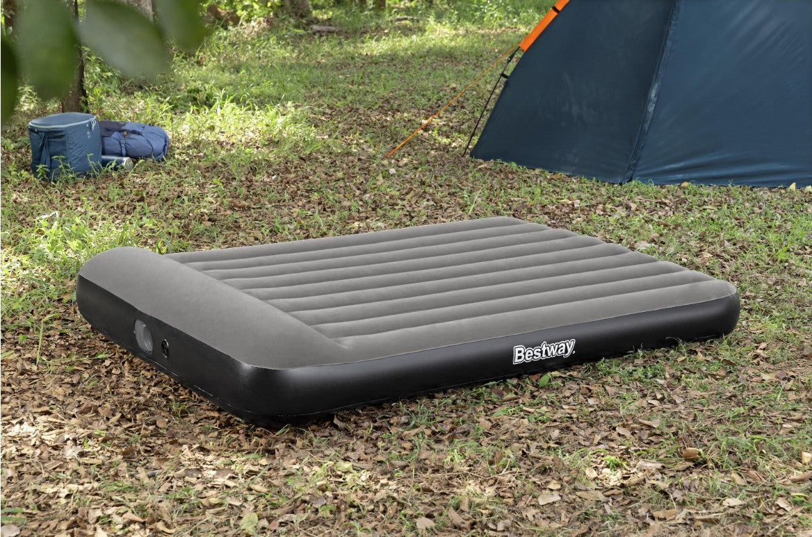 Bestway Tritech Queen Air Mattress with Built-in USB Pump 2.03 m x 1.52 m x 30 cm - No: 671BS