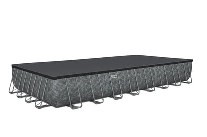 Bestway APX 365 Above Ground Swimming Rectangular Pool Set 9.56m x 4.88m x 1.32m - No: 561KJ