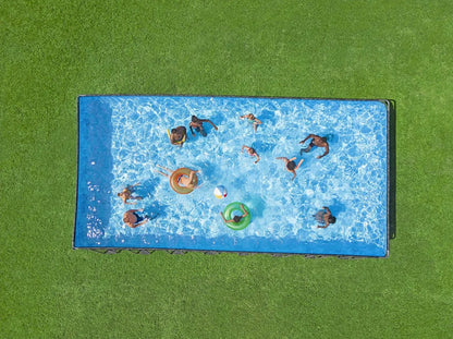 Bestway APX 365 Above Ground Swimming Rectangular Pool Set 9.56m x 4.88m x 1.32m - No: 561KJ