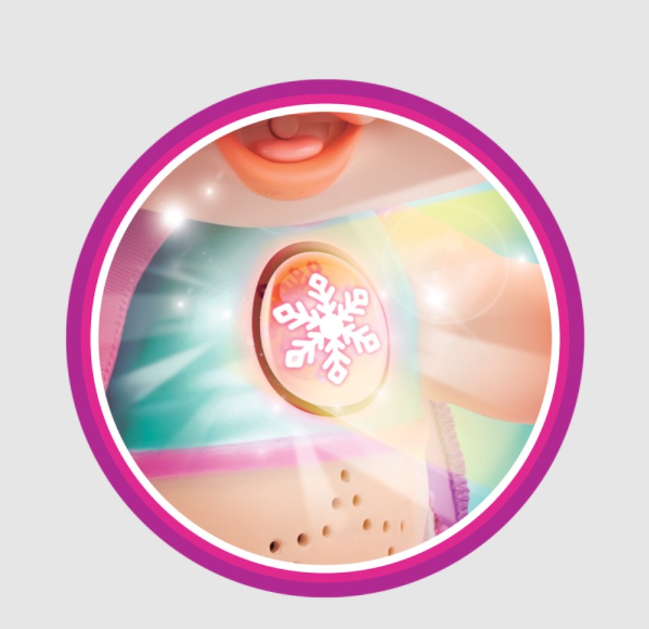 دمية رائعة فائقة الجمال مع حيوان أليف، فستان لامع، شعر أشقر، قوة خارقة - رقم: SC042A2