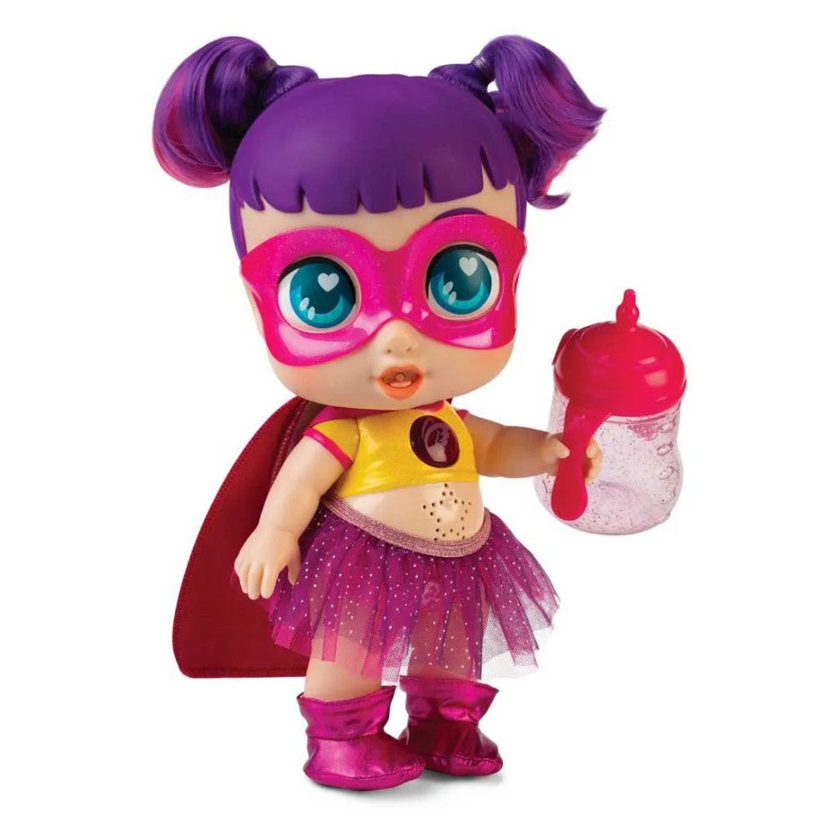Super Cute Glitzy Cool Doll, Sisi Character, with Purple Hair and Pink Glasses