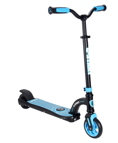سكوتر كهربائي G-Start بجهد 21.6 فولت - عجلتان - أسود/أزرق فاتح