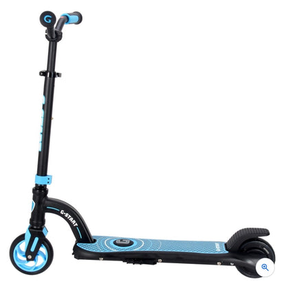 سكوتر كهربائي G-Start بجهد 21.6 فولت - عجلتان - أسود/أزرق فاتح