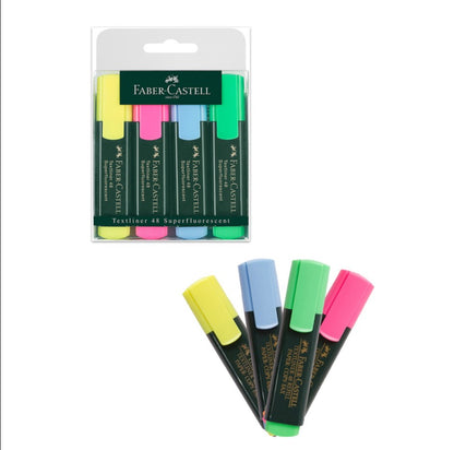 مجموعة أقلام التظليل فابر-كاستل المكونة من 4 أقلام - رقم: 1548