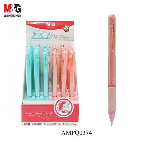 قلم رصاص ميكانيكي M&amp;G Chenguang EM1، كتابة سلسة، سن 0.7 مم، مقبض مريح - رقم المنتج: AMPQ0374