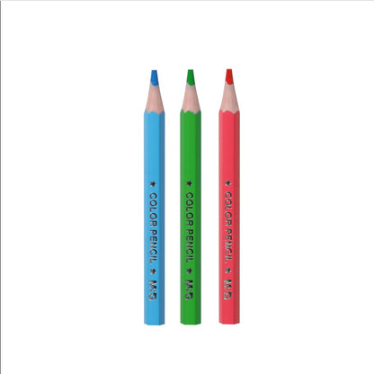 M&G Chenguang So Many Cats Pastel Wood-Free Mini Erasable Colored Pencils - 12colors - No:AWPQ5105