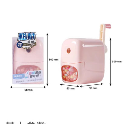 M&G Chenguang Large Aperture Hand-cranked Pencil Desk Sharpener with Five Adjustable Speeds - No:APS906U3