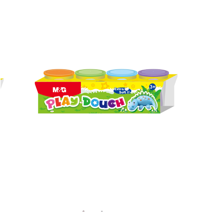 M&G Play Dough Modeling Clay 4-Color Set (AKE040E2)