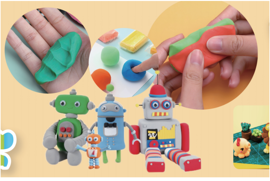 M&G Play Dough Modeling Clay 4-Color Set (AKE040E2)