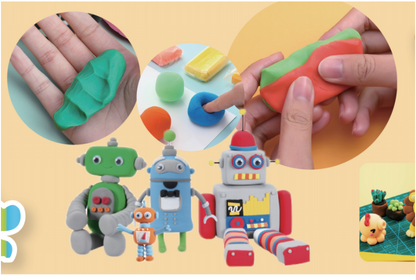 M&G Play Dough Modeling Clay 4-Color Set (AKE040E2)