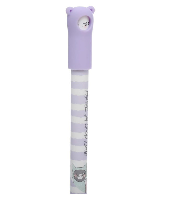 M&G Chenguang My Sweety Little Kitty So Many Cats Gel Pen Smooth Writing, Quick-Dry Ink, 0.7mm, Blue - 1pcs- No:AGPC5279