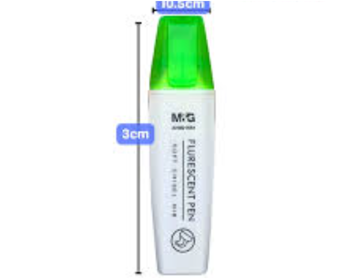 مجموعة أقلام التظليل M&amp;G Chenguang، لتحديد النصوص بوضوح، رأس مشطوف، حبر غير سام، 6 ألوان - رقم المنتج: AHM215R1