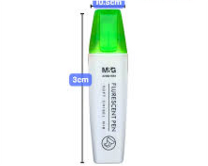 مجموعة أقلام التظليل M&amp;G Chenguang، لتحديد النصوص بوضوح، رأس مشطوف، حبر غير سام، 6 ألوان - رقم المنتج: AHM215R1