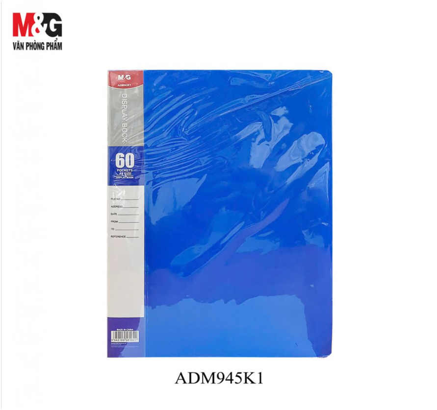 M&G Chenguang A4 Document Holder,  U-Shape Folders for Compact Filing of Documents 60 sheets - No:ADM945K1