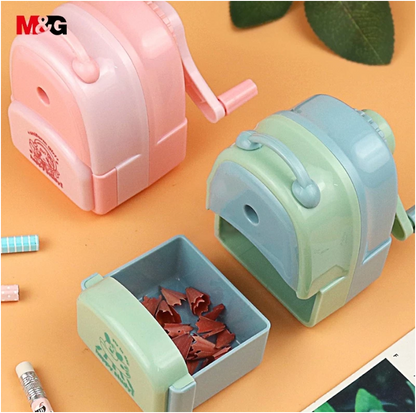 M&G Chenguang Manual Advance Office Pencil Sharpener, Self-sharpening Pencil Sharpener - No:APS906T1
