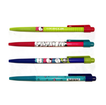 M&G Chenguang So Many Cats Ballpoint Pen, Stylish Writing, 0.5mm Fine Point - Blue - 1pcs - No:ABP888R8