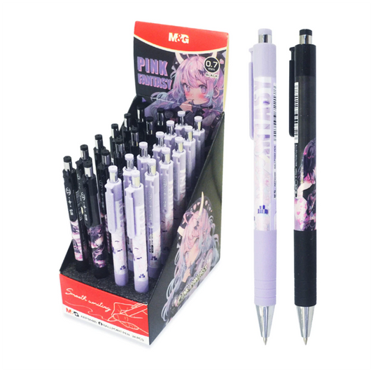 M&G Chenguang Pink Fantasy Ballpoint pen -0.7 mm - Blue refill - 1pcs - No:ABP88480