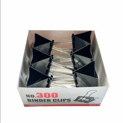 M&G Chenguang Bulldog Clips Box, to Binder Secure Document and Item Storage, 75mm - No:ABS916HQ