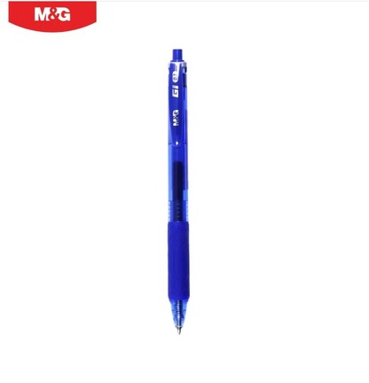 قلم جل قابل للسحب M&amp;G Chenguang G1، 0.5 مم، AGPH1871، سريع الجفاف، بمقبض فائق النعومة - قطعة واحدة - أزرق - رقم: AGPH1871