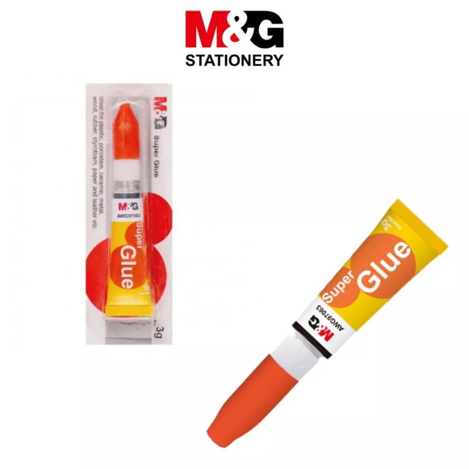غراء M&amp;G Chenguang فائق القوة، 3 غرام، سريع الجفاف، لتطبيقات ربط قوية ودقيقة - قطعة واحدة - رقم المنتج: AWG97063