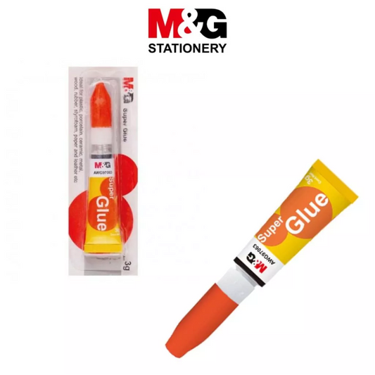 M&G Chenguang Super Glue, 3g, Fast-Drying, for Strong and Precise Bonding Applications - 1pcs - No:AWG97063
