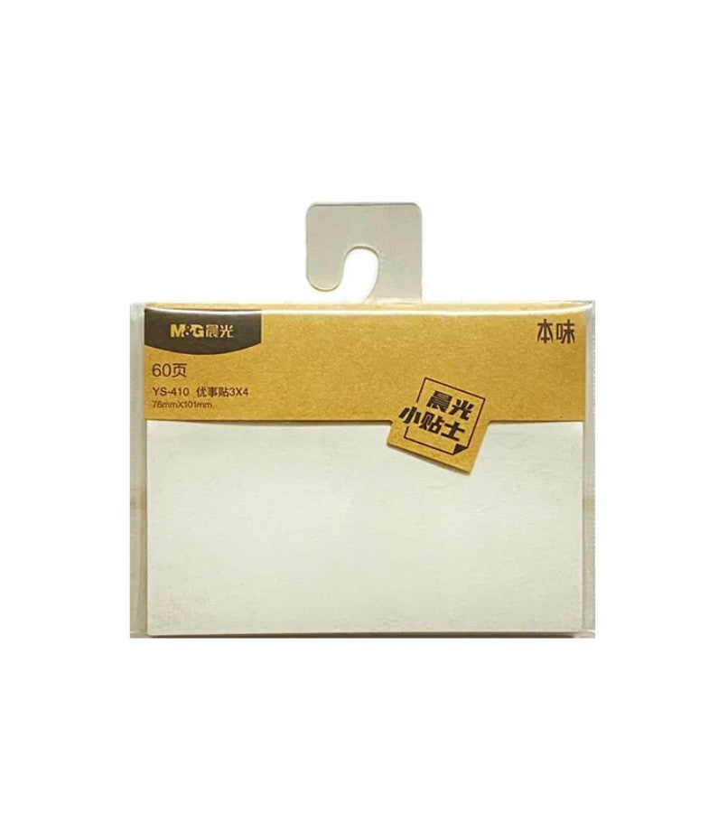 M&G Chenguang 3x4 Inch sticky Notes Color Printed Self-Adhesive Memo Paper 60 sheets - No:YS-410